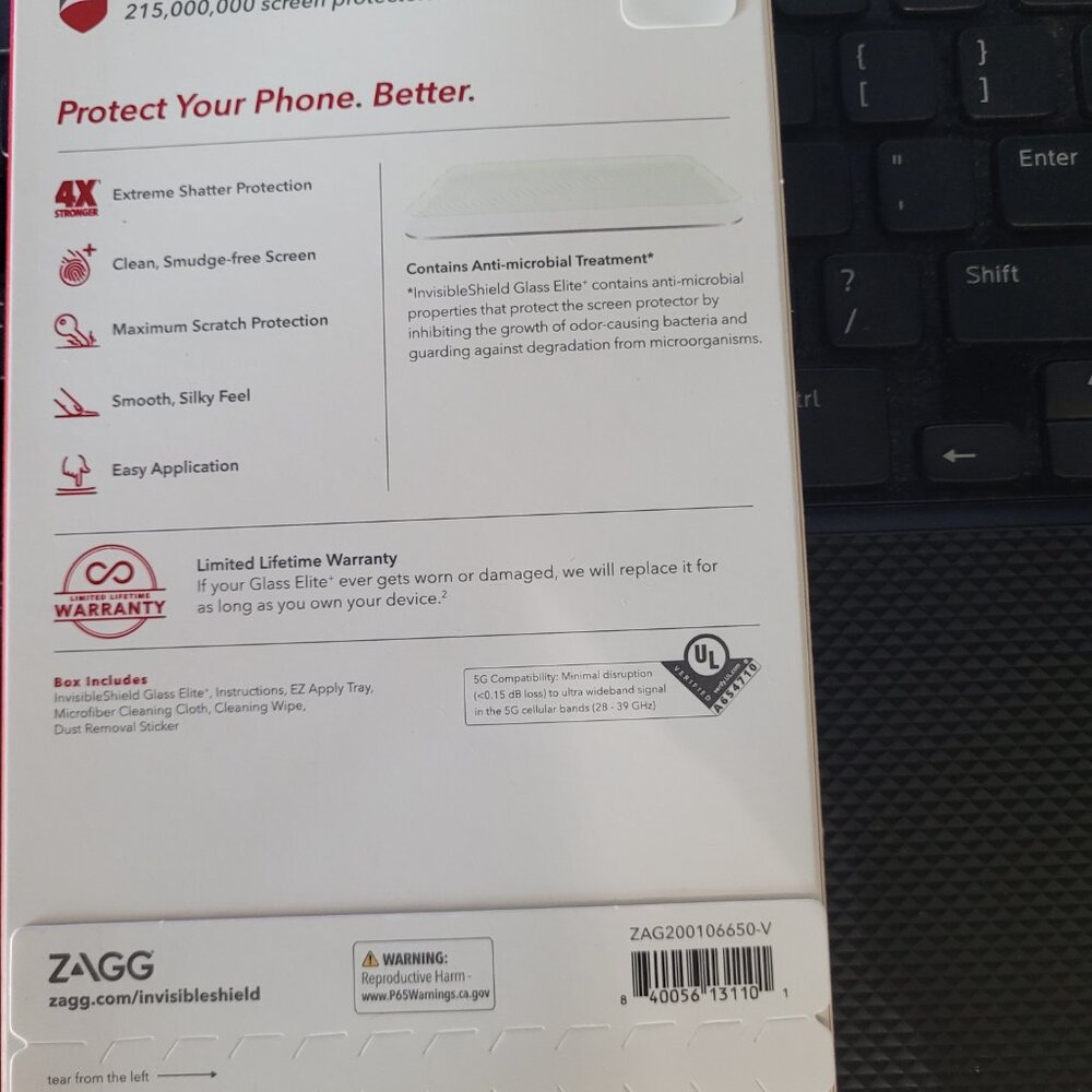 I Phone Zagg Invisibleshield Screen Protector - Picture 7 of 8